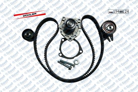 ALLES KIT 761/2 HT Eksantrik Rulman Kiti (Triger Seti) Doblo Iii Linea 1.6 Multijet 07>  (Dayco Kayis+Gmb Rulman) 194 Rhpl 240 Ht